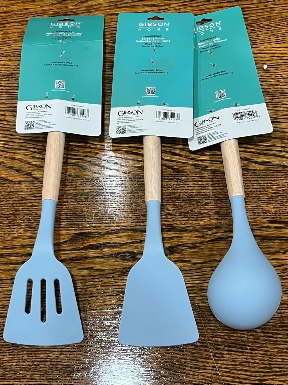 Gibson Home Maristella 3-Piece Silicone Kitchen Utensil Set – NWT